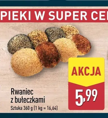 Rwaniec z bułeczkami promocja w Aldi