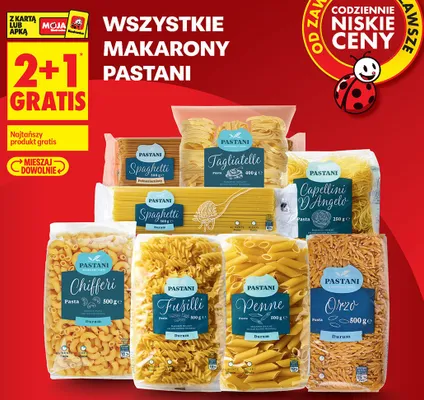 Makaron orzo Pastani promocja w Biedronka