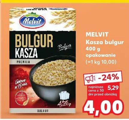 Kasza bulgur promocja w Kaufland