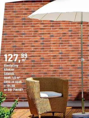 Elastyczny klinkier Gdańsk promocja w OBI