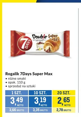 Rogalik 7Days Super Max promocja w Makro