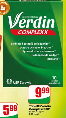 Suplement diety Verdin Complexx tabletki powlekane promocja w Dino