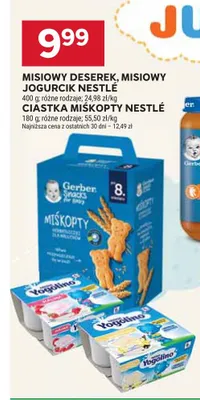 Ciastka Miśkopty Nestlé promocja w Stokrotka