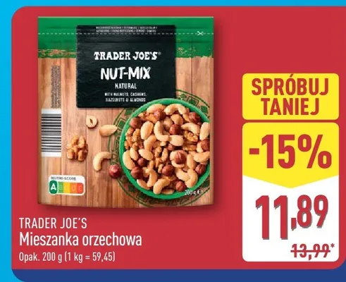 Mieszanka orzechowa promocja w Aldi