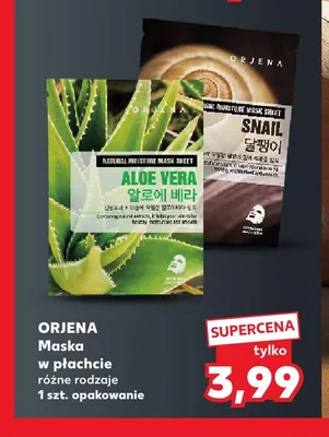 Maska w płachcie Orjena promocja w Kaufland