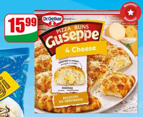 Pizza Buns 4 Cheese Dr. Oetker Guseppe promocja w Dino