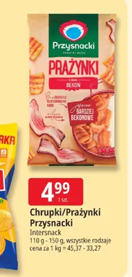 Chrupki Prażynki Przysnacki promocja w Leclerc
