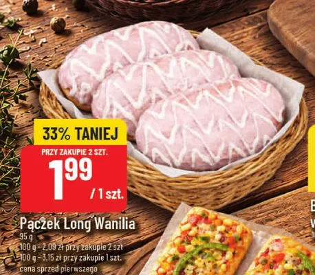 Pączek Long Wanilia promocja w POLOmarket