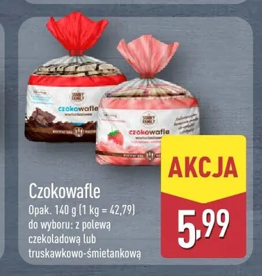 Czokowafle z polewą czekoladową Sunny Family promocja w Aldi