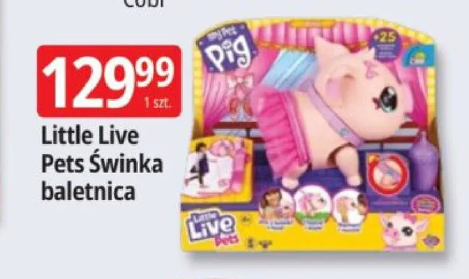 Świnka baletnica Little Live Pets promocja w Leclerc