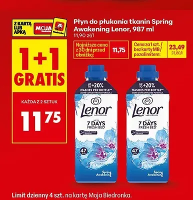 Płyn do płukania tkanin Lenor Spring Awakening promocja w Biedronka