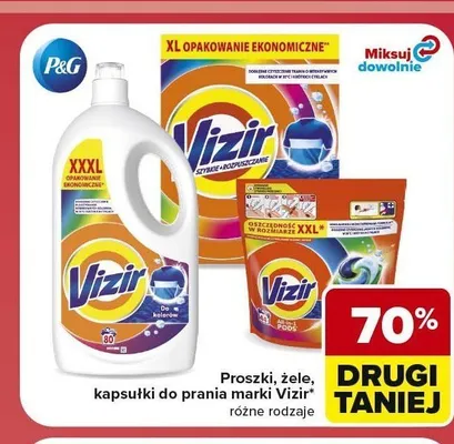 Proszek do prania Vizir promocja w Carrefour Market