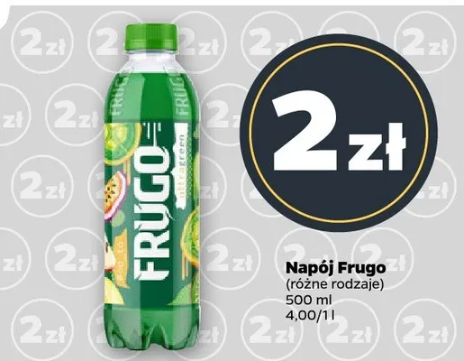 Napój Frugo różne rodzaje promocja w Netto