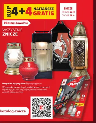 Znicze promocja w Kaufland