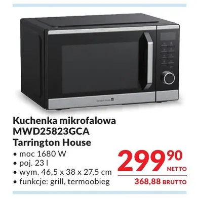 Kuchenka mikrofalowa MWD25823GCA 23 l Tarrington House promocja w Makro