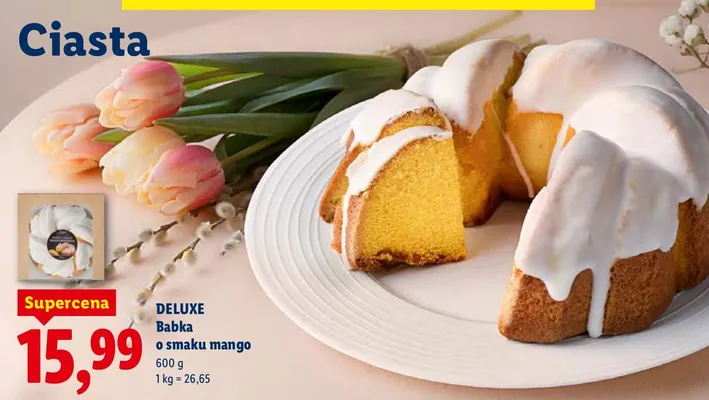 Babka o smaku mango promocja w Lidl