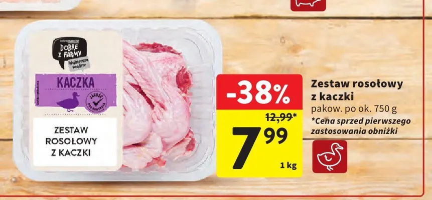 Zestaw rosołowy z kaczki Dobre z Farmy promocja w Intermarche