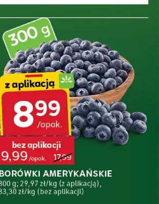Borówki amerykańskie promocja w Stokrotka