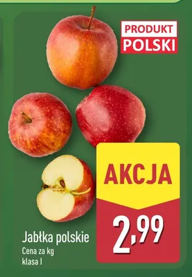 Jabłka polskie promocja w Aldi