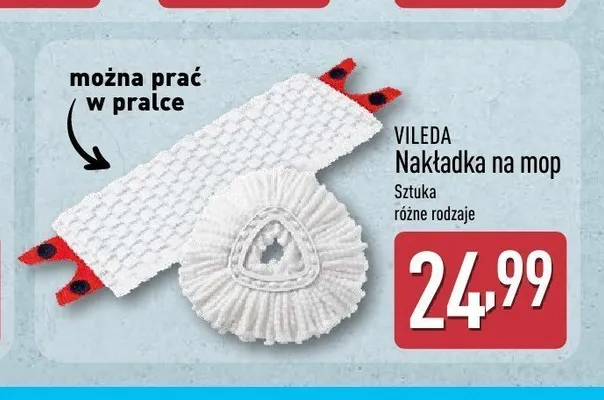 Nakładka na mop Vileda promocja w Aldi