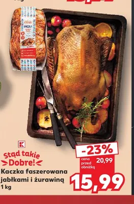 Kaczka faszerowana jabłkami i żurawiną Stąd Takie Dobre! promocja w Kaufland