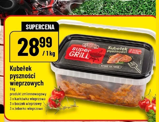 Kubełek pyszności wieprzowych Pekpol promocja w POLOmarket