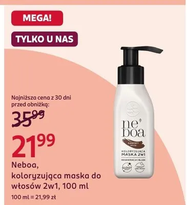 Koloryzująca maska do włosów 2w1, 100 ml promocja w Rossmann