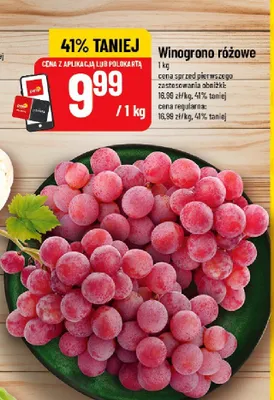 Winogrono różowe promocja w POLOmarket