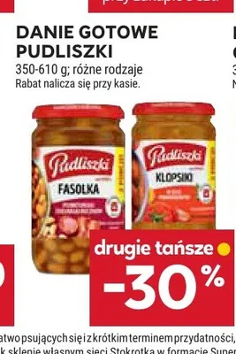 Danie gotowe Pudliszki Klopsiki promocja w Stokrotka