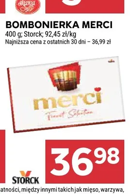 Bombonierka Merci Finest Selection promocja w Stokrotka