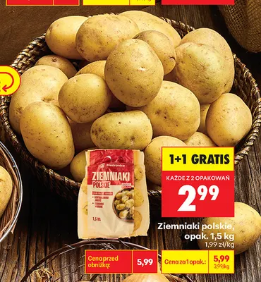 Ziemniaki polskie Biedronka promocja w Biedronka
