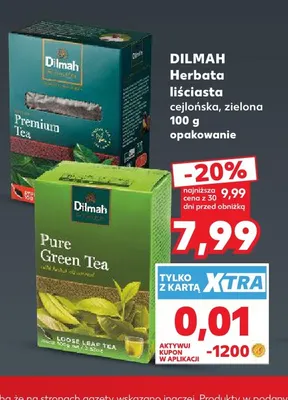 Herbata liściasta cejlońska Dilmah promocja w Kaufland
