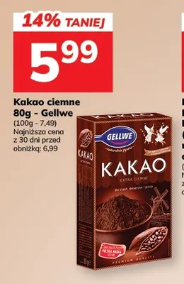 Kakao extra ciemne Belbake promocja w Hitpol