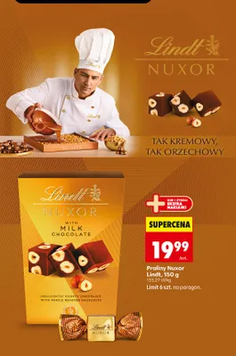 Praliny Nuxor Lindt promocja w Biedronka