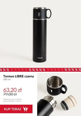 Termos Homla Libre czarny promocja w Homla