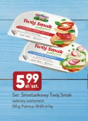 Ser śmietankowy Twój Smak Piątnica promocja w Avita