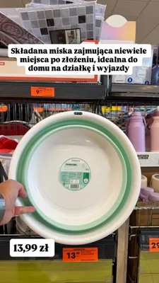 Miska składana Smukee Home promocja w Biedronka