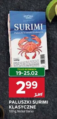 Paluszki surimi klasyczne promocja w Stokrotka
