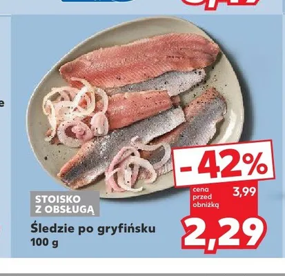 Śledzie po gryfińsku promocja w Kaufland
