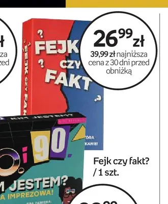 Gra Fejk czy fakt? promocja w Empik