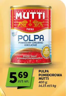 Pulpa pomidorowa Mutti promocja w Euro Sklep