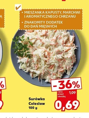 Surówka Coleslaw promocja w Kaufland