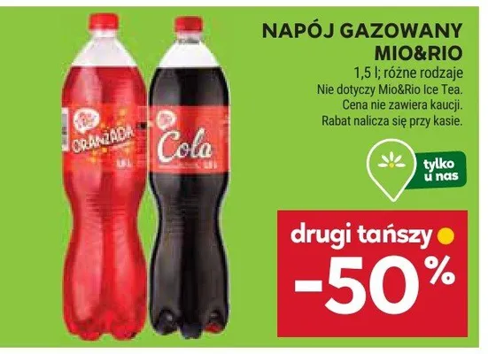 Napój gazowany Mi&Rio promocja w Stokrotka