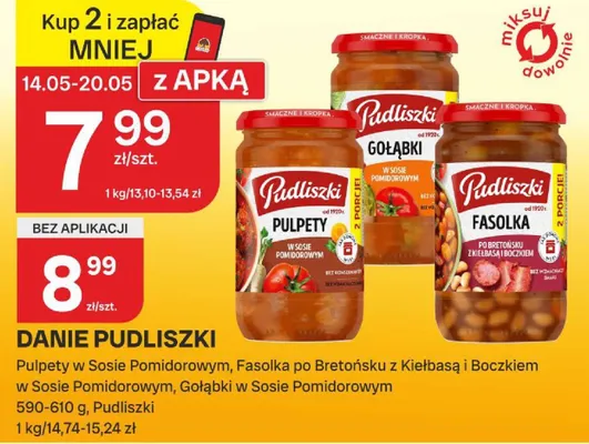 Danie Pudliszki Gołąbki w Sosie Pomidorowym promocja w Chorten