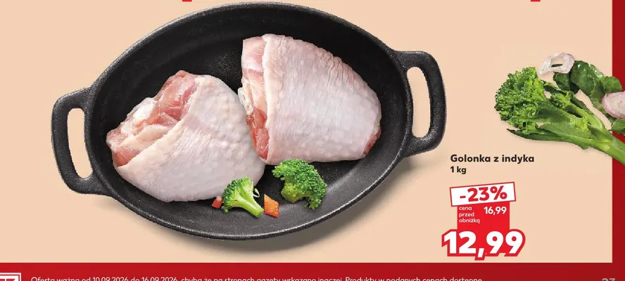 Golonka z indyka promocja w Kaufland