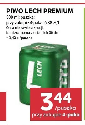 Piwo Lech Premium promocja w Stokrotka