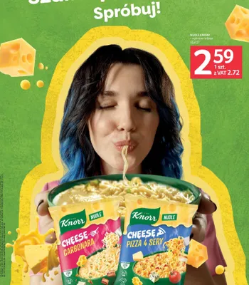 Nudle Knorr Cheese Carbonara promocja w Selgros
