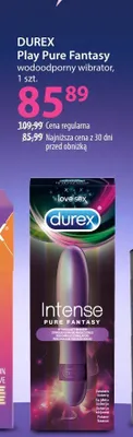 Prezerwatywy wibrator DUREX Play Pure Fantasy promocja w Hebe