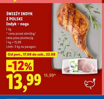 Indyk - noga promocja w Lidl