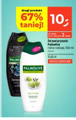 Żel pod prysznic Palmolive Naturals Olive & Milk promocja w Dealz